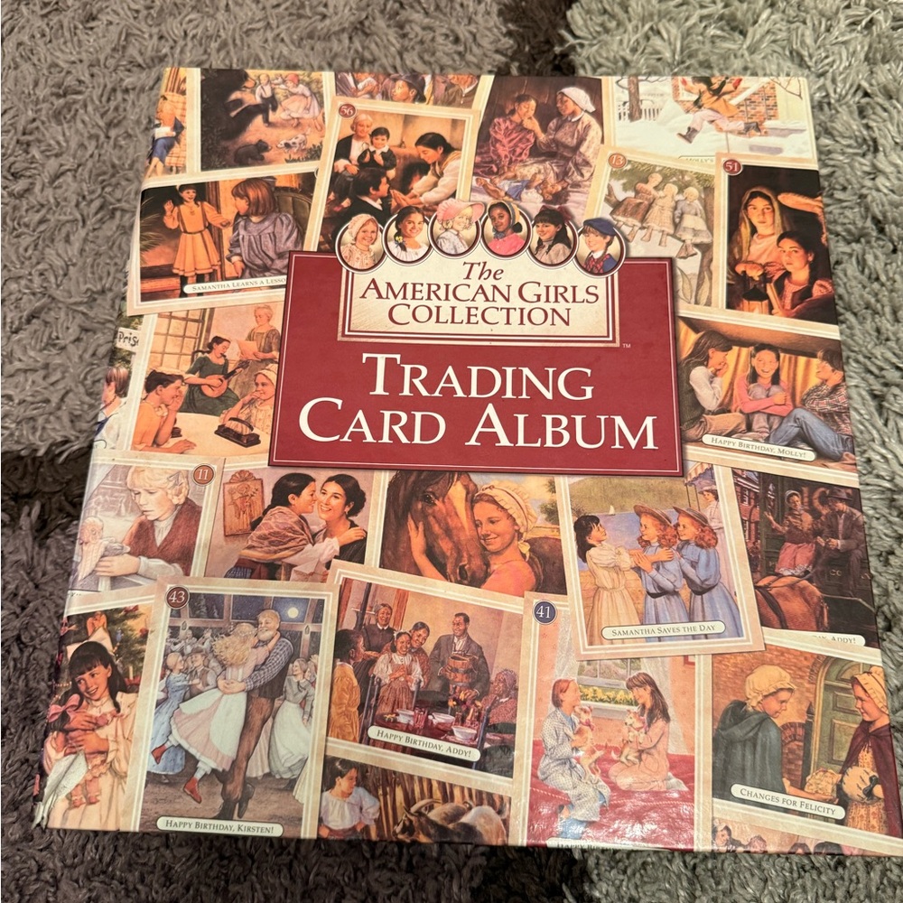 American Girls Collection Trading Card Album with over 250 cards✨